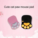 Taluosi Cute Cat Paw Mouse Pad Silicone 3D Non-slip Mice Mat for Computers