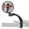 West Biking 360 Adjustable Bike Mirror Convex Wide Angle Bicycle Mirrors 1 Pcs