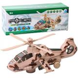 Spdoo Helicopter Airforce Airplane Toy with Lights And Sounds for Kids