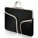 11 11.6 12 inch Laptop Carrying Bag Chromebook Case Notebook Ultrabook Bag Tablet Cover Neoprene Sleeve Fit Apple MacBook Air Samsung Google Acer HP DELL Lenovo Asus(Black)