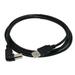 25ft Right Angle USB Cable for Brother HL-2240D Laser Printer with Duplex Printing - Black