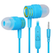 UrbanX R2 Wired in-Ear Headphones with Mic For BLU Studio 5.5 HD with Tangle-Free Cord Noise Isolating Earphones Deep Bass In Ear Bud Silicone Tips