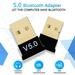 Micro USB Bluetooth Adapter CSR 5.0 Dual Mode Wireless Adaptor USB Dongle Bluetooth Computer Receiver Transmitters(2 PACK)