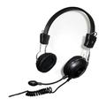 Connectland Stereo PC Headset With Flexible Boom Microphone