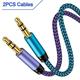 Aux Cord Cables AILKIN Aux Cord for iPhone Adapter 3.5mm Male to Male Stereo Jack Cables Audio Video Auxiliary Input Adapters Aux Cable Cords for Car Headphones Earbuds