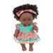 Baby Dolls Black Girl Dolls Lifelike Girl Black Baby Doll Handmade Soft Realistic Baby Dolls for 2 Year Old Girls and Up Fashion Black Baby Doll Play Doll for KidsGifts for Family