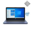 TEC HP 11-ak0090wm Stream 11.6 HD Laptop Celeron N4020 1.1GHz Intel UHD Graphics 4GB RAM 64GB SSD Royal Blue Win 10 in S Mode