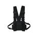 Radio Walkie Talkie 3 Pocket Chest Pack Bag Harness with Zipper for Front Pack Vest Pouch Carry Case