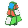 Poatren Magic Cube 1X2X3 Christmas Tree Cube Puzzle Ultra-Smooth Magic Puzzle Xmas Gifts