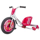 Razor FlashRider 360 Tricycle with Sparks - Red 16 Front Wheel Ride-On Trike Toy for Kids Ages 6+