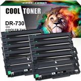 Cool Toner Compatible Drum Unit Replacement for Brother DR-730 use in DCP-L2550DW MFC-L2710DW HL-L2390DW MFC-L2750DW HL-L2370DWXL HL-L2370DW MFC-L2750DWXL(Black 8-Pack)