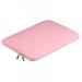 15.6 inch Universal Soft Laptop Sleeve Bag Protective Notebook Case Zipper Computer Cover Pouch Laptop Case Bag Pink