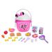 Disney Junior Minnie Mouse Fab Food Bucket 25-pieces Pretend Kitchen Playset Kids Toys for Ages 3 up