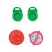 Replacement Parts for Fisher-Price Little People Advent Calendar - DGF96 + GLK12 ~ Includes 2 Green Chairs 1 Red Table and 1 Pink Flip Top Table