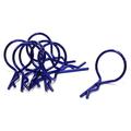 Integy RC Toy Model Hop-ups C26246BLUE Anodized Color Bent-Up Body Clips (8) for 1/10 RC Cars & Trucks (LxW=26x16mm)