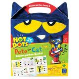 Educational Insights Hot Dots Jr. Pete the Cat - Kindergarten Rocks Workbook Set with Interactive Pen Included 200+ Multi-Subject Activities Ages 5+