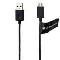 LG USB Data Cable (Micro-USB) to USB Charging/Transfer Cable - Black EAD62377907
