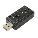 USB Sound Card USB 2.0 Virtual 7.1 External Stereo Sound Card Audio Adapter