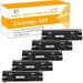 Toner H-Party 5-Pack Compatible Toner Cartridge Replacement for Canon 125 3484B001AA (Black)