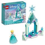 LEGO Disney Elsa s Castle Courtyard 43199 Building Set Disney Frozen Ice Castle with Princess Elsa Mini Doll Figure Disney Princess Toy Set for Kids Age 5+ Great Gift for Birthday or Any Time