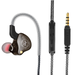 UrbanX iX2 Pro Dynamic Hybrid Dual Driver in Ear Musicians Earphones With Mic Tangle-Free Cable in-Ear Earbuds Headphones For vivo Y71