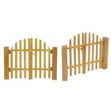 ACOUTO 1:12 Fence Gate Mini Fence 1:12 Dollhouse Fence Gate Exquisite Wooden Door Simulation Decoration Scene Dollhouse Accessory