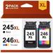 245XL Ink Cartridge for Canon ink 245 and 246 Use with Pixma MX492 MX490 MG2522 TS3120 MG2520 TR4520 TS202 (Black Tri-Color)