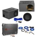 Polk Audio DB1042SVC 10â€� 1050 Watt Subwoofer+Vented Sub Box+Amplifier+Amp Kit