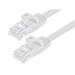Monoprice Cat6 Ethernet Patch Cable - 50 Feet - White | Snagless RJ45 Flat 550MHz UTP Pure Bare Copper Wire 30AWG For Network Internet Modem Router Xbox PS3 Cord - Flexboot Series