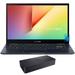 ASUS VivoBook Flip 14 Home & Business 2-in-1 Laptop (AMD Ryzen 5 5500U 6-Core 14.0 60Hz Touch Full HD (1920x1080) AMD Radeon 8GB RAM 1TB PCIe SSD Backlit KB Win 10 Pro) with D6000 Dock