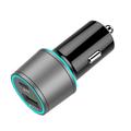 Luxsea Car Charger Adapter - 3.0 Portable USB w/Fast Charge Technology & Dual Ports - Compatible w/Apple iPhone Android Tablet or Other USB Device