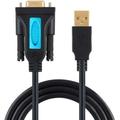 USB 2.0 to Serial Adapter USB RS232 Cable USB Serial Cable Converter DB9 USB with Prolific Chip Gold Plated