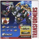 Micro Machines Revenge of the Fallen Optimus Prime Sideswipe Jetfire Starscream Megatron Arcee Elita-One & Bumblebee Vehicle 8-Pack