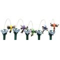 MAGAZINE Flying Fluttering Hummingbird Solar Toys Flying Powered Birds Random Color For Garden Decoration