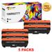 Toner Bank 5-Pack Compatible Toner Cartridge for Xerox 106R02777 Work with Phaser 3052 3260 3260DNI WorkCentre Xerox 3215 3225 (Black)