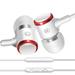 VANLOFE Headphones Wired Earphones Stereo In-Ear Bass Headphones with Volume Control 3.5mm Jack