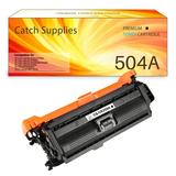 Catch Supplies Compatible Toner Replacement for HP 504A CE250A Color Laser Printers CM3530 CP3525 Printer Ink ï¼ˆBlack 1-Pack)