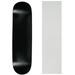 Skateboard Deck Blank Dipped Black 8.25 Clear Grip