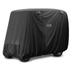 10L0L 4 Passenger Golf Cart Cover for Yamaha EZGO Club Car 420D Waterproof Sunproof Dustproof Enclosure Cover Black