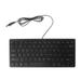 ZUARFY Mini Ultra Thin Quiet 104 Keys Multimedia USB Wired Keyboard For Laptop Desktop