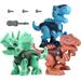 Iric Dinosaur Toys for 3 4 5 6 7 Year Old Boys & Girls-STEM Learning Toys for Kids Construction Engineering Play Kit for Age 4-8 Take Apart Dinosaur Toys Birthday Gift Christmas