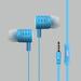 High Definition Sound 3.5mm Stereo Earbuds/ Headphone for Motorola Edge One Fusion One Fusion+ One Vision Plus Moto G Fast G Pro G8 G Stylus G Power G8 Power (Blue) - w/ Mic