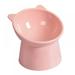 Raised Cat Bowls Slanted Cat Dish Food or Water Bowls Elevated Porcelain Pet Feeder Bowl Protect Cat s Spine Stress Free Backflow Prevention