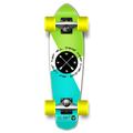 Yocaher Longboard complete Micro Cruiser 25 x 6.5 w/Premium Black grip tape heavy duty Aluminum Alloy truck 62mm Wheels ABEC -9 Bearings - Wander Golem