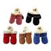 Walbest Puppy Snow Booties for Small Dogs Chihuahua Booties for Winter Tiny Cat Booties Cat Shoes for Cold Weather