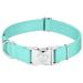 Country Brook PetzÂ® Premium Nylon Dog Collar - Light Cyan Extra Large