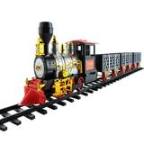 Northlight Ready to Play Animated Classic Train Red and Black (20 Pieces) Battery Powered Model Train Set