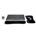 Logitech MK540 Advanced Wireless Keyboard & Mouse Combo Active Lifestyle Travel Home Office Modern Bundle with Micro Mirror Portable Wireless Bluetooth Speaker Gel Wrist Pad & Gel Mouse Pad