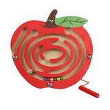 Fridja Kids Magnetic Maze Toys Kids Wooden Game Toy Wooden Intellectual Puzzle Board