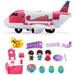 Dreamplane Transforming Playset Doll Airplane DIY Pretend Toys with Reclining Seats and Working Overhead Compartments for Kids 3 Years Old and Up